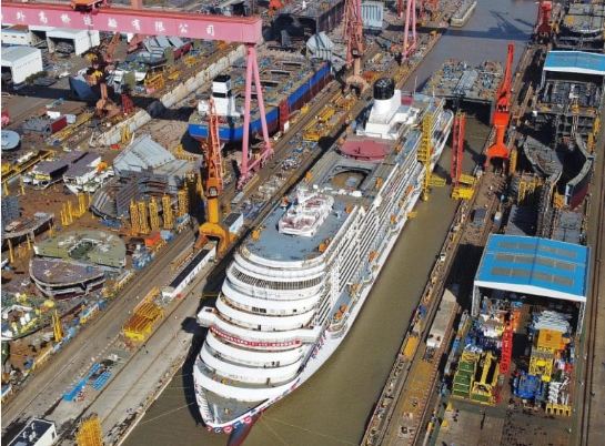 Foto - Çin ikinci büyük gemisini suya indirecek