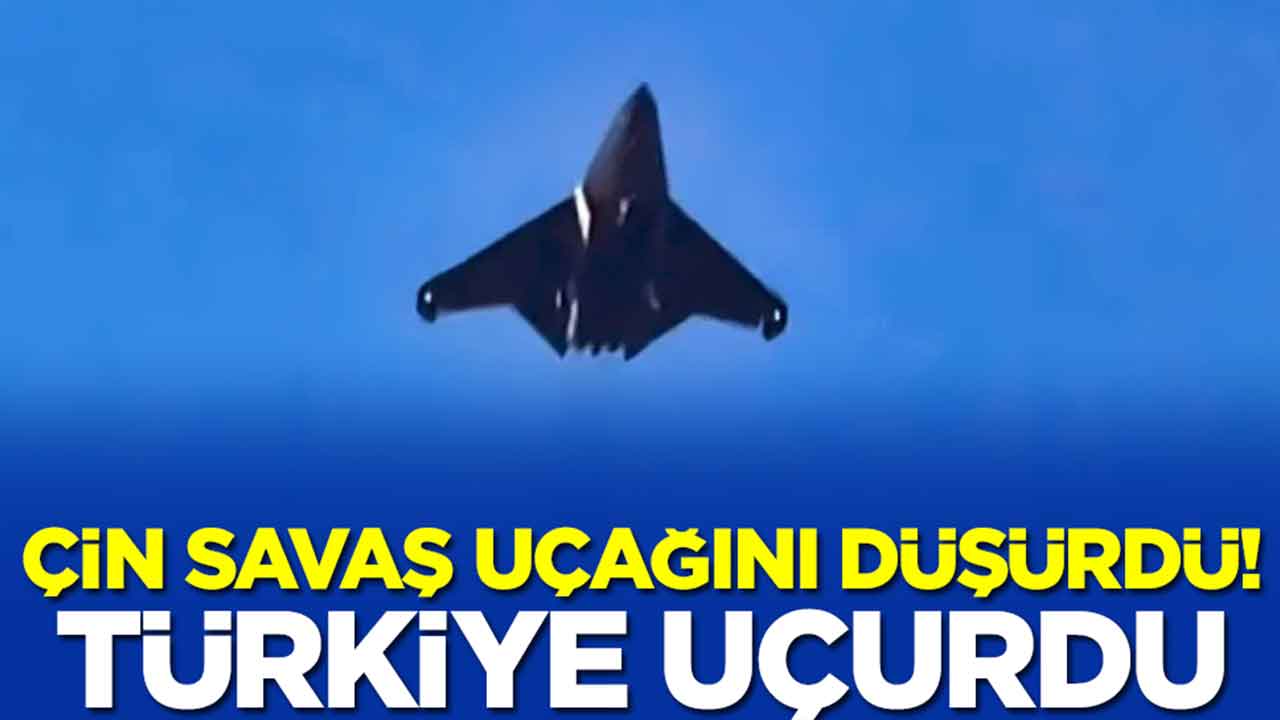 Çin savaş uçağını düşürdü: Türkiye uçurdu