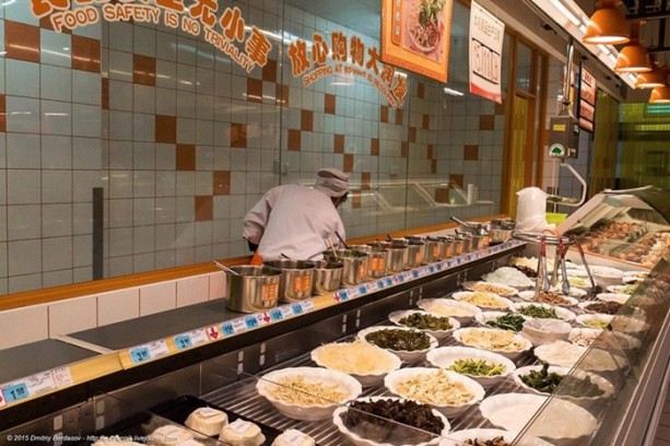 Foto - Çin'de bir süpermarket turu 