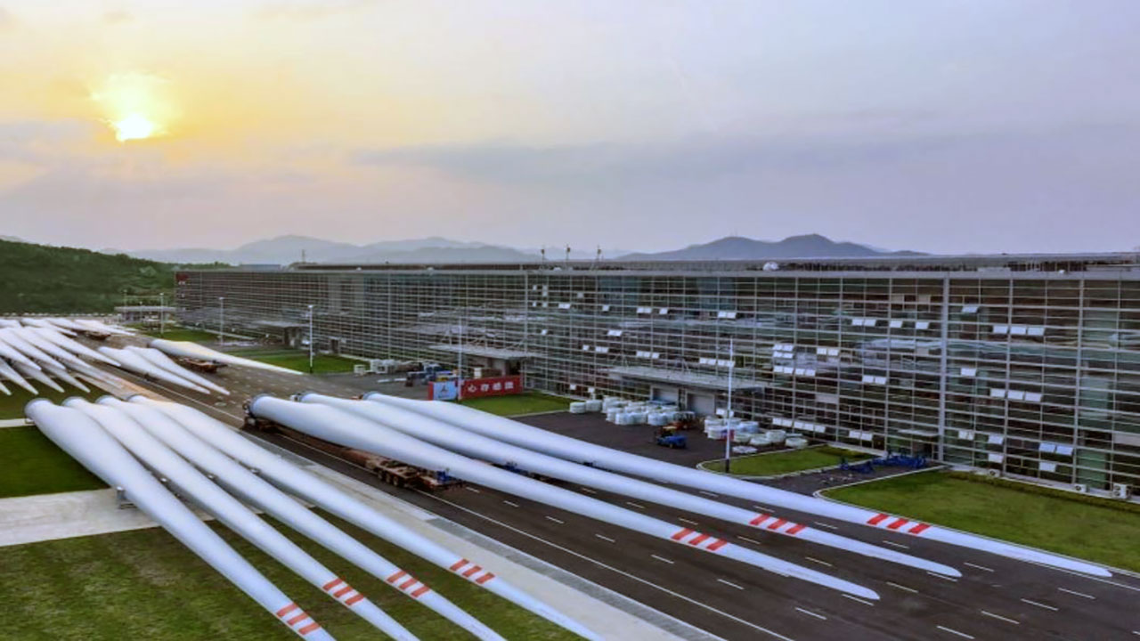 Foto - Çin'de dünyanın en büyük kara rüzgar türbini kuruldu