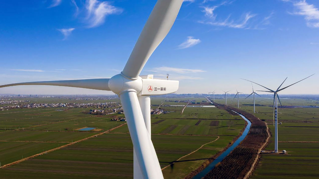 Foto - Çin'de dünyanın en büyük kara rüzgar türbini kuruldu