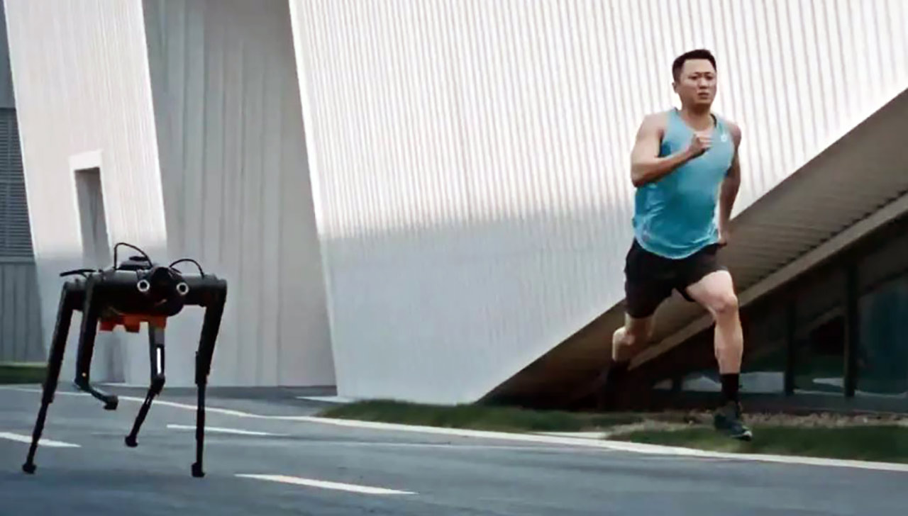 Foto - Çin'in robot köpeği ABD'nin köpeğini parçalar