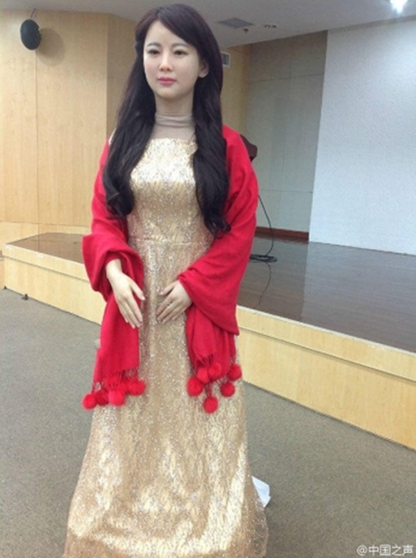 Foto - Çinlilerin hissedebilen robotu Jia Jia 