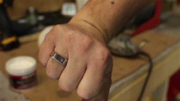 Foto - Civata somunundan öyle bir şey yaptı ki!