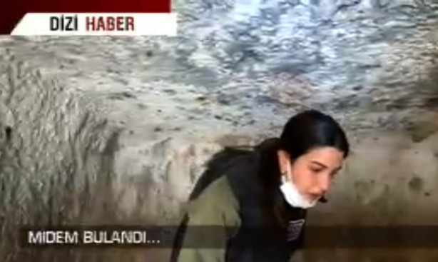 Foto - CNN Türk muhabiri Fulya Öztürk'ün mağarada zor anları