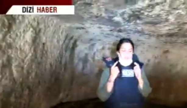 Foto - CNN Türk muhabiri Fulya Öztürk'ün mağarada zor anları