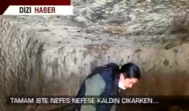 Foto - CNN Türk muhabiri Fulya Öztürk'ün mağarada zor anları