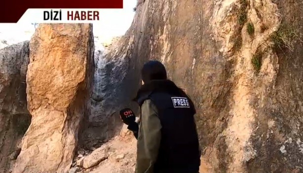 Foto - CNN Türk muhabiri Fulya Öztürk'ün mağarada zor anları
