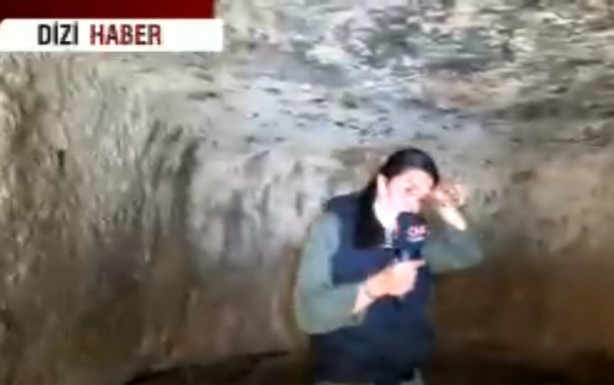 Foto - CNN Türk muhabiri Fulya Öztürk'ün mağarada zor anları