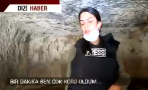 Foto - CNN Türk muhabiri Fulya Öztürk'ün mağarada zor anları