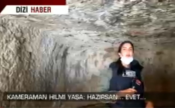 Foto - CNN Türk muhabiri Fulya Öztürk'ün mağarada zor anları