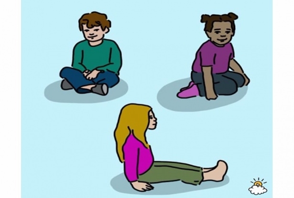 Foto - Çocuğunuz böyle oturuyorsa, dikkat!