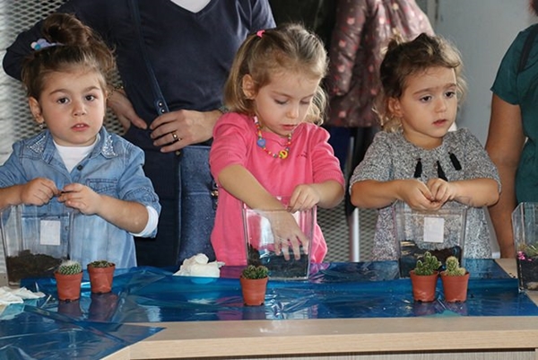 Çocuğunuz için eğlenceli bir fikir! 'Teraryum yapımı'