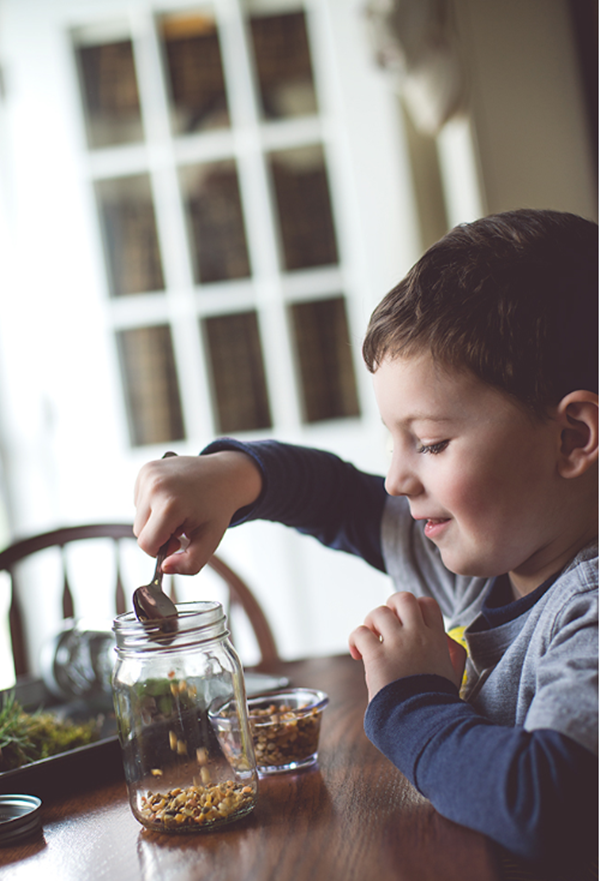 Foto - Çocuğunuz için eğlenceli bir fikir! 'Teraryum yapımı'