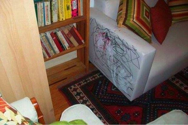 Foto - Çocuklar evi öyle bir hale getirdi ki!