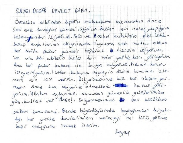 Foto - Çocuklar MİT’e "istihbarat mektubu" yazdı! O satırları okuyanların karnına, gülmekten ağrılar girdi