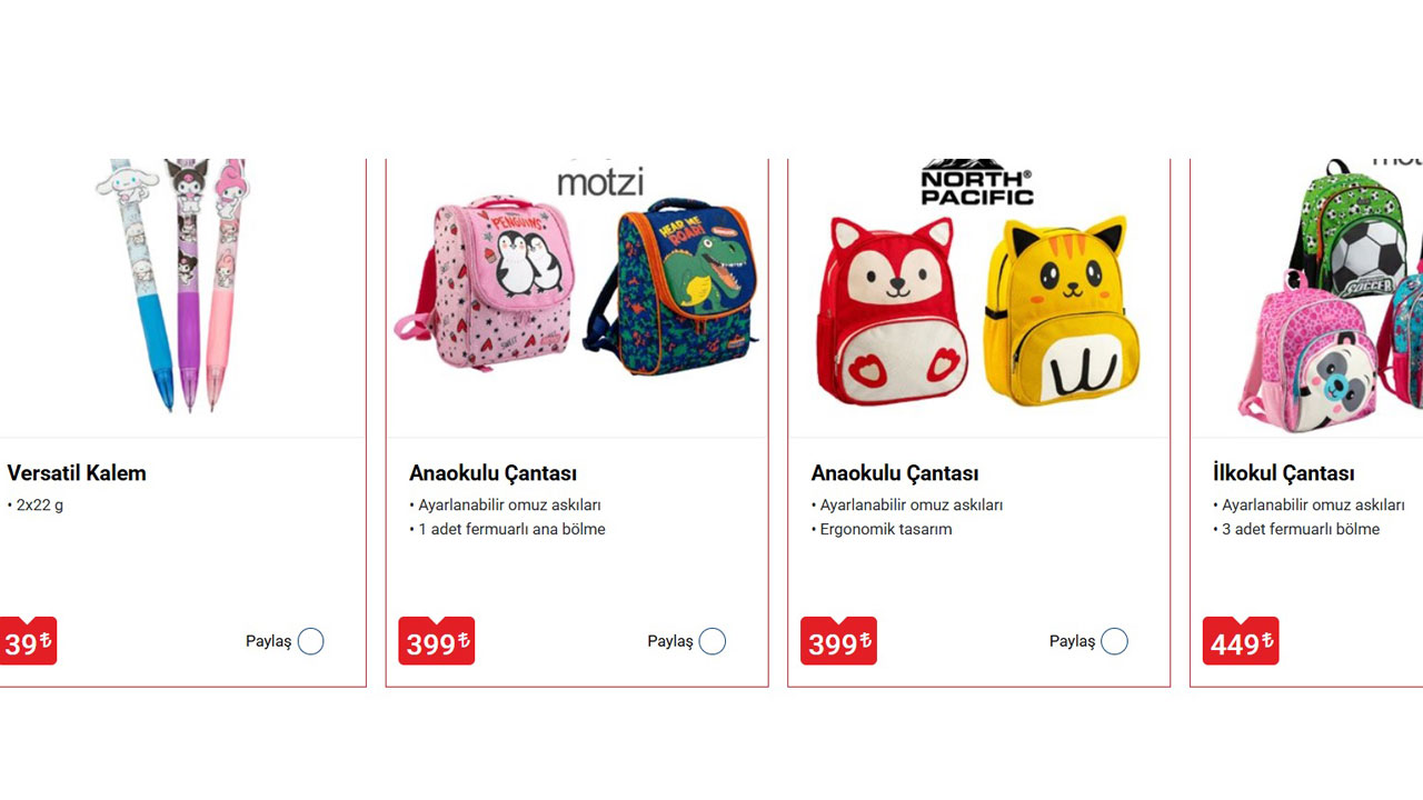 Foto - Çocuklar renkli dünyada, veliler uygun fiyat peşinde! BİM'den kaçırılmayacak kırtasiye ürünleri