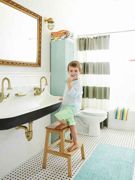 Foto - Çocuklu evlerde banyo dekorasyonu nasıl olmalı? 