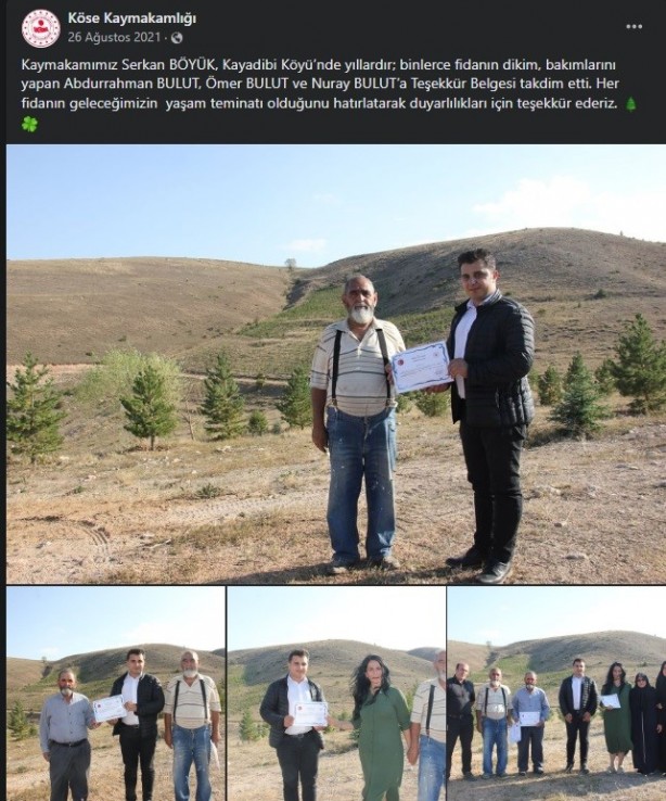 Foto - ‘Çocukluk hayalim’ dediği fidanlar yanmasın diye canından oldu