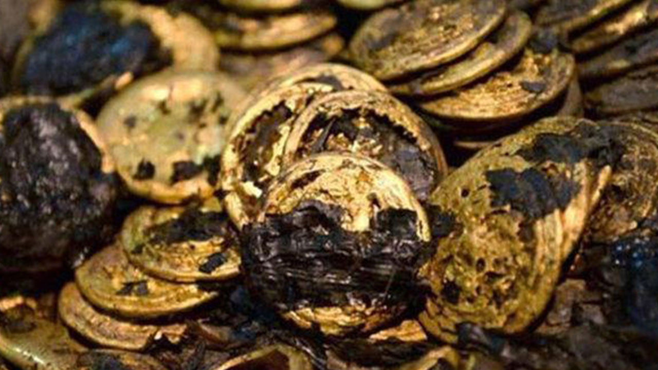 Foto - Çok büyük bir altın hazinesi  keşfedildi! Yerin altından fışkırdıkça fışkırdı