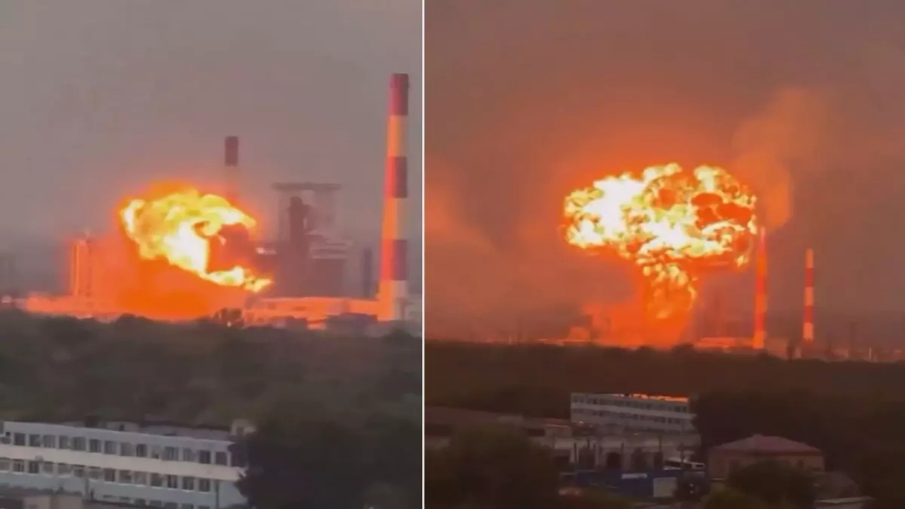 Çok büyük saldırı! Petrol tesisi az önce hedef alındı