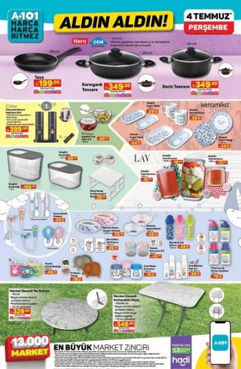 Foto - Çok sayıda üründe fırsat! A101'de yeni indirim geldi