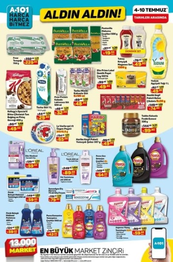 Foto - Çok sayıda üründe fırsat! A101'de yeni indirim geldi