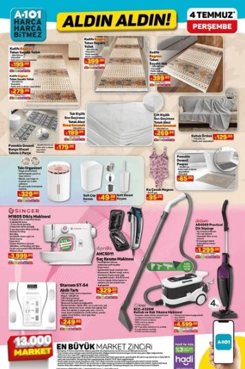 Foto - Çok sayıda üründe fırsat! A101'de yeni indirim geldi