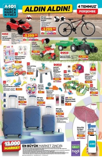 Foto - Çok sayıda üründe fırsat! A101'de yeni indirim geldi