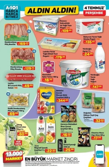 Foto - Çok sayıda üründe fırsat! A101'de yeni indirim geldi