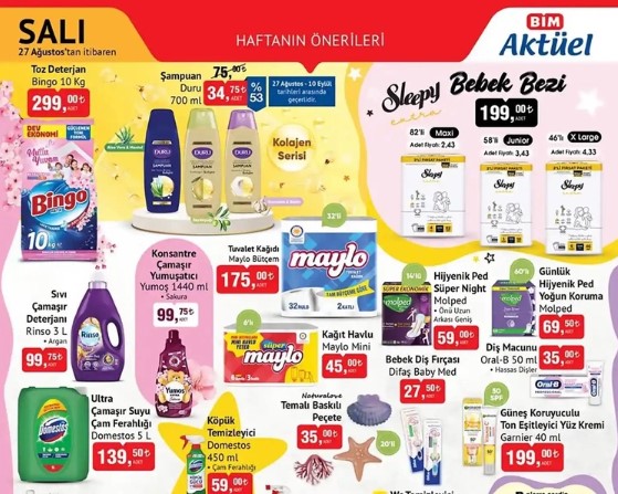 Foto - Çok sayıda üründe fırsat! BİM’den sürpriz indirim listesi