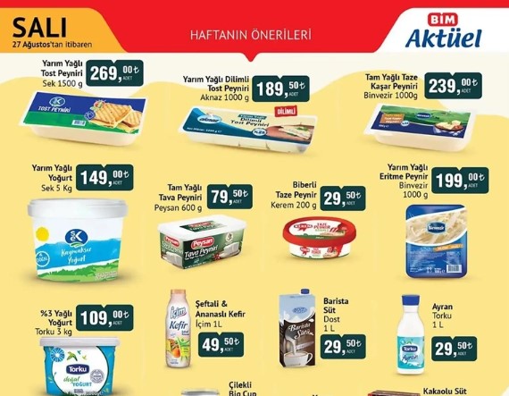 Foto - Çok sayıda üründe fırsat! BİM’den sürpriz indirim listesi