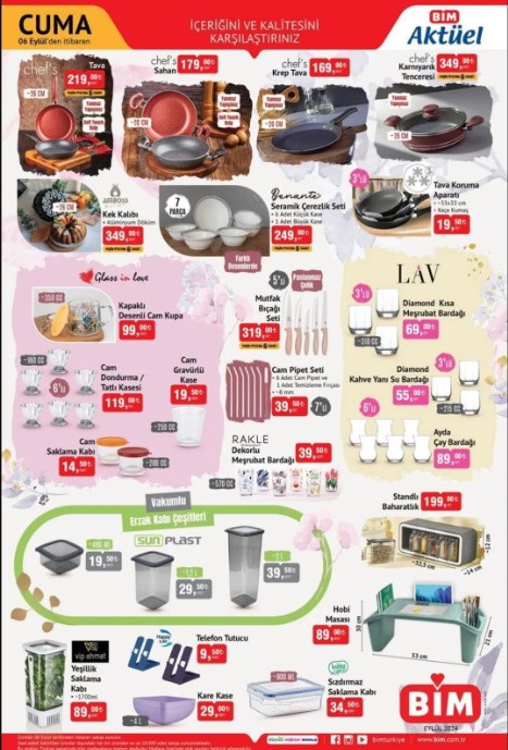Foto - Çok sayıda üründe fırsat! İşte BİM'in 6 Eylül indirimleri