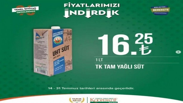Foto - Çok sayıda üründe ucuzluk! Tarım Kredi’de yeni indirim çılgınlığı