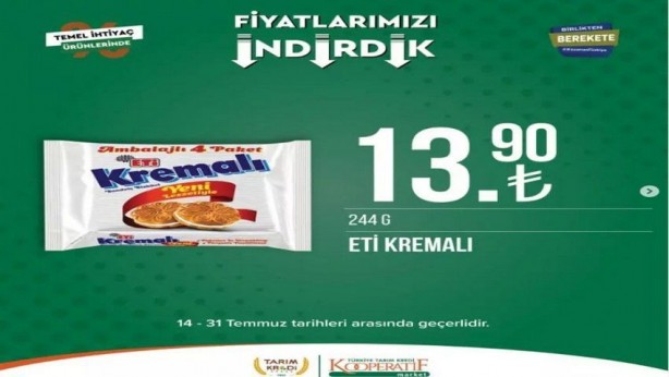 Foto - Çok sayıda üründe ucuzluk! Tarım Kredi’de yeni indirim çılgınlığı