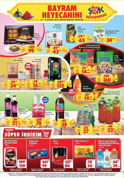 Foto - Çok sayıda ürüne indirim Şok'ta bayram öncesi fırsatları