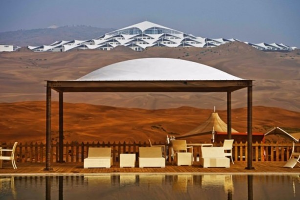 Foto - Çölün ortasında sıradışı bir otel