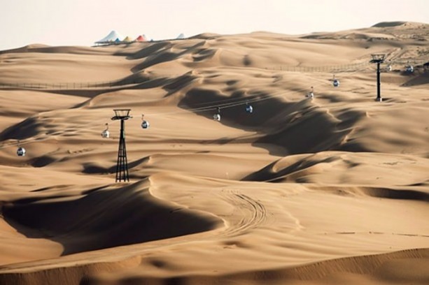 Foto - Çölün ortasında sıradışı bir otel