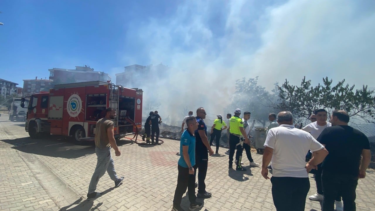 Çorlu'da ot yangını dehşeti! Alevlere teslim olan tır ve otomobiller küle döndü!
