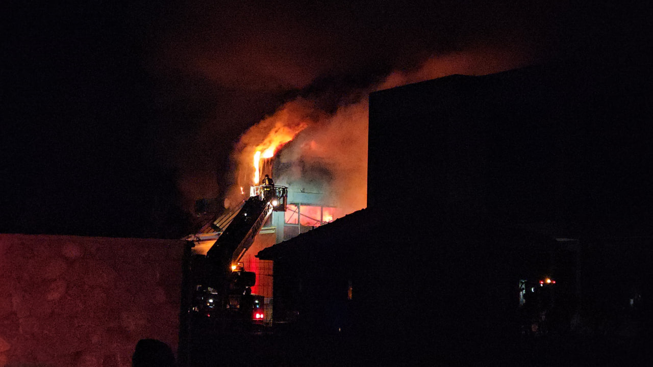 Foto - Çorum OSB’de korkutan yangın: Lavaş fabrikası cayır cayır yandı 