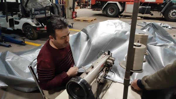 Foto - Çorum'da afetzedeler için çadır imalatı başladı