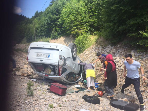Çorum'da korkunç kaza! Kazazedeler...