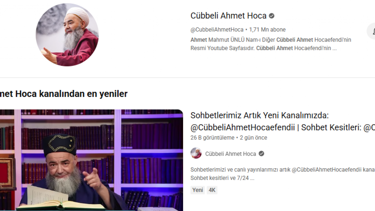 Foto - Cübbeli Ahmet Hoca'ya kısıtlama! 'Buna mecbur kaldık' diyerek duyurdu