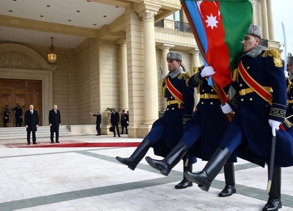 Foto - Cumhurbaşkanı Erdoğan, Azerbaycan Cumhurbaşkanı Aliyev ile görüştü