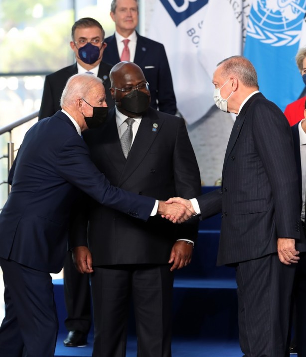 Foto - Cumhurbaşkanı Erdoğan G20 Liderler Zirvesi'nde aile fotoğrafı çekimine katıldı