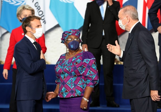 Cumhurbaşkanı Erdoğan G20 Liderler Zirvesi'nde aile fotoğrafı çekimine katıldı