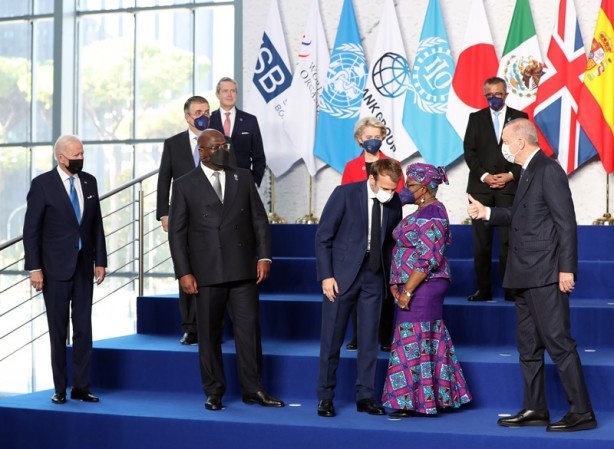 Foto - Cumhurbaşkanı Erdoğan G20 Liderler Zirvesi'nde aile fotoğrafı çekimine katıldı