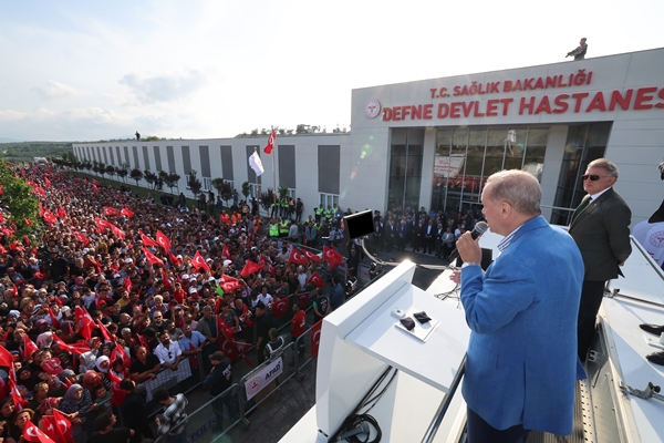 Foto - Cumhurbaşkanı Erdoğan Hatay'da konuştu: Bir gecede faşist kesildiler