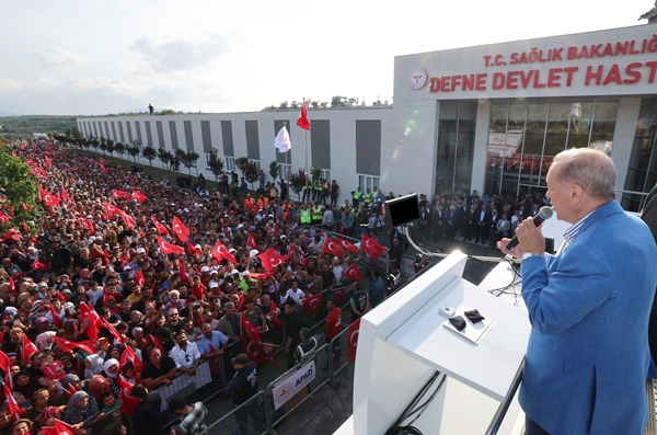 Foto - Cumhurbaşkanı Erdoğan Hatay'da konuştu: Bir gecede faşist kesildiler