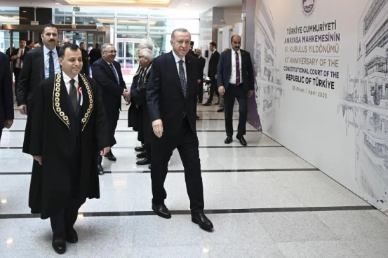 Cumhurbaşkanı Erdoğan ile Kılıçdaroğlu AYM törenine katıldı